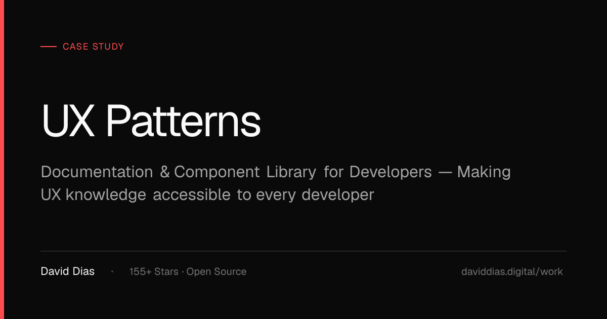 UX Patterns — Open Source UX Knowledge for Developers